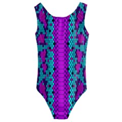 Snake Print Cbdoilprincess 4be14ba2-4032-43e6-a099-7f7e7f0d7362 Kids  Cut-out Back One Piece Swimsuit by CBDOilPrincess1