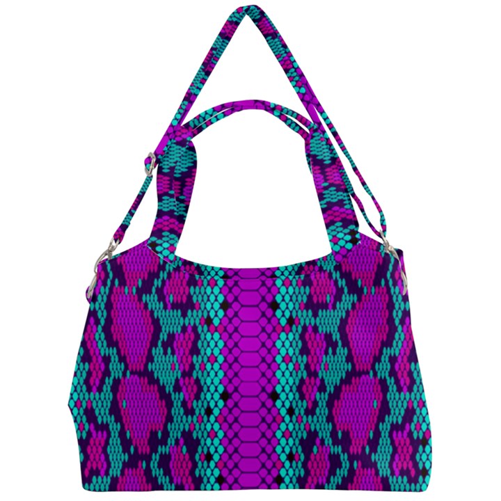 Snake Print CBDOilPrincess 4be14ba2-4032-43e6-a099-7f7e7f0d7362 Double Compartment Shoulder Bag