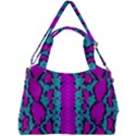 Snake Print CBDOilPrincess 4be14ba2-4032-43e6-a099-7f7e7f0d7362 Double Compartment Shoulder Bag View2