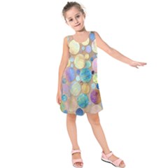 Tiles Cbdoilprincess Eb49aa06-f1b9-412e-836d-30c28dd8f7d9 Kids  Sleeveless Dress by CBDOilPrincess1