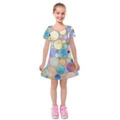 Tiles Cbdoilprincess Eb49aa06-f1b9-412e-836d-30c28dd8f7d9 Kids  Short Sleeve Velvet Dress by CBDOilPrincess1