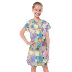 Tiles Cbdoilprincess Eb49aa06-f1b9-412e-836d-30c28dd8f7d9 Kids  Drop Waist Dress by CBDOilPrincess1