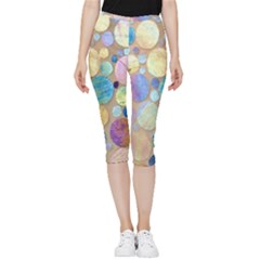 Tiles Cbdoilprincess Eb49aa06-f1b9-412e-836d-30c28dd8f7d9 Inside Out Lightweight Velour Capri Leggings 