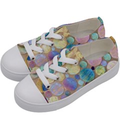 Tiles Cbdoilprincess Eb49aa06-f1b9-412e-836d-30c28dd8f7d9 Kids  Low Top Canvas Sneakers by CBDOilPrincess1