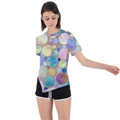 Tiles Cbdoilprincess Eb49aa06-f1b9-412e-836d-30c28dd8f7d9 Asymmetrical Short Sleeve Sports Tee