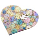 Tiles CBDOilPrincess Eb49aa06-f1b9-412e-836d-30c28dd8f7d9 Wooden Puzzle Heart View2