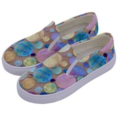 Tiles Cbdoilprincess Eb49aa06-f1b9-412e-836d-30c28dd8f7d9 Kids  Canvas Slip Ons