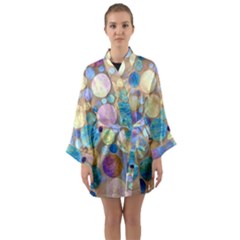 Tiles Cbdoilprincess Eb49aa06-f1b9-412e-836d-30c28dd8f7d9 Long Sleeve Satin Kimono