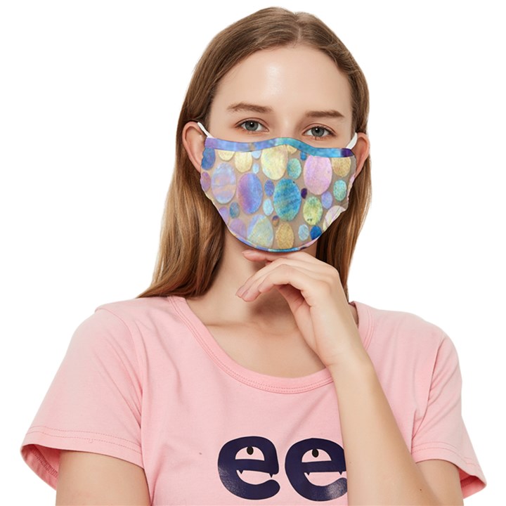 Tiles CBDOilPrincess Eb49aa06-f1b9-412e-836d-30c28dd8f7d9 Fitted Cloth Face Mask (Adult)