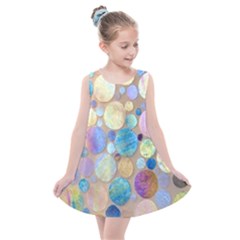 Tiles Cbdoilprincess Eb49aa06-f1b9-412e-836d-30c28dd8f7d9 Kids  Summer Dress by CBDOilPrincess1