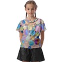 Tiles CBDOilPrincess Eb49aa06-f1b9-412e-836d-30c28dd8f7d9 Kids  Front Cut Tee View1