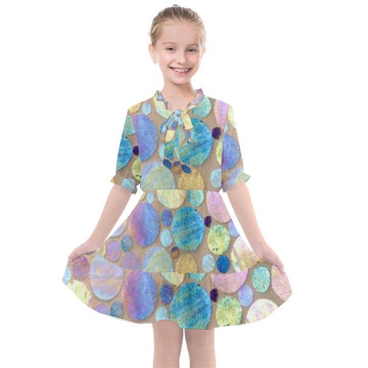 Tiles CBDOilPrincess Eb49aa06-f1b9-412e-836d-30c28dd8f7d9 Kids  All Frills Chiffon Dress