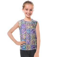 Tiles Cbdoilprincess 9bce4aa2-e68c-4f2b-9a83-c8e38fcd4516 Kids  Mesh Tank Top