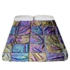 Tiles Cbdoilprincess 9bce4aa2-e68c-4f2b-9a83-c8e38fcd4516 Fitted Sheet (california King Size) by CBDOilPrincess1