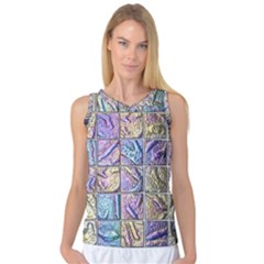 Tiles Cbdoilprincess 9bce4aa2-e68c-4f2b-9a83-c8e38fcd4516 Women s Basketball Tank Top by CBDOilPrincess1