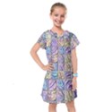 Tiles CBDOilPrincess 9bce4aa2-e68c-4f2b-9a83-c8e38fcd4516 Kids  Drop Waist Dress View1