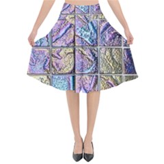 Tiles Cbdoilprincess 9bce4aa2-e68c-4f2b-9a83-c8e38fcd4516 Flared Midi Skirt by CBDOilPrincess1