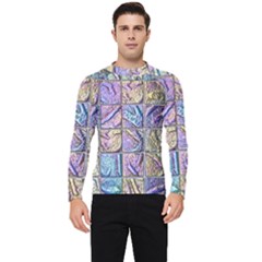 Tiles Cbdoilprincess 9bce4aa2-e68c-4f2b-9a83-c8e38fcd4516 Men s Long Sleeve Rash Guard by CBDOilPrincess1