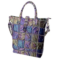 Tiles Cbdoilprincess 9bce4aa2-e68c-4f2b-9a83-c8e38fcd4516 Buckle Top Tote Bag by CBDOilPrincess1