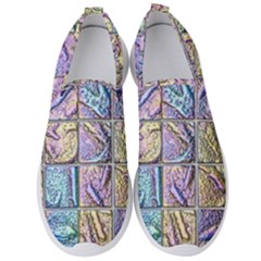 Tiles Cbdoilprincess 9bce4aa2-e68c-4f2b-9a83-c8e38fcd4516 Men s Slip On Sneakers by CBDOilPrincess1