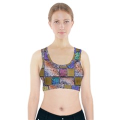 Tiles Cbdoilprincess 4c3ec21c-5cb9-4df3-975d-d1bfcef57dda Sports Bra With Pocket by CBDOilPrincess1