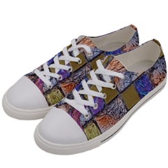 Tiles Cbdoilprincess 4c3ec21c-5cb9-4df3-975d-d1bfcef57dda Women s Low Top Canvas Sneakers by CBDOilPrincess1