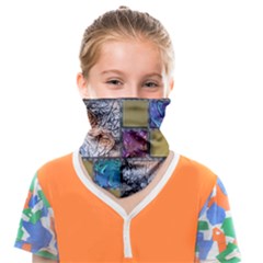 Tiles Cbdoilprincess 4c3ec21c-5cb9-4df3-975d-d1bfcef57dda Face Covering Bandana (kids) by CBDOilPrincess1