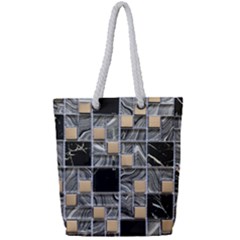 Tiles Cbdoilprincess Db646b3e-83c5-4712-9f61-f4c31fb30546 Full Print Rope Handle Tote (small) by CBDOilPrincess1