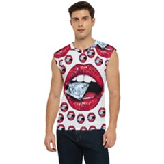 Lips Diamonds Cbdoilprincess  Df7357df-b45a-476d-b5b0-d19665f6de3f Men s Raglan Cap Sleeve Tee