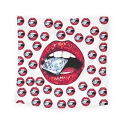 Lips Diamonds Cbdoilprincess  Df7357df-b45a-476d-b5b0-d19665f6de3f Square Tapestry (small)