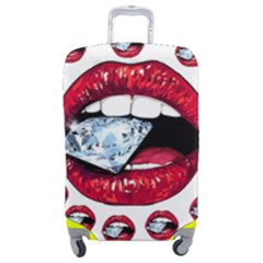 Lips Diamonds Cbdoilprincess  Df7357df-b45a-476d-b5b0-d19665f6de3f Luggage Cover (medium) by CBDOilPrincess1