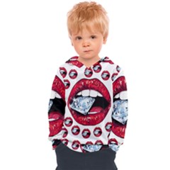 Lips Diamonds Cbdoilprincess  Df7357df-b45a-476d-b5b0-d19665f6de3f Kids  Overhead Hoodie