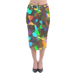 Bling Cbdoilprincess Cb985e25-02c2-4177-896c-cf0c9c22a532 Velvet Midi Pencil Skirt by CBDOilPrincess1