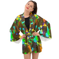 Bling Cbdoilprincess Cb985e25-02c2-4177-896c-cf0c9c22a532 Long Sleeve Kimono by CBDOilPrincess1