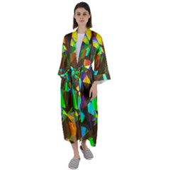 Bling Cbdoilprincess Cb985e25-02c2-4177-896c-cf0c9c22a532 Maxi Satin Kimono by CBDOilPrincess1