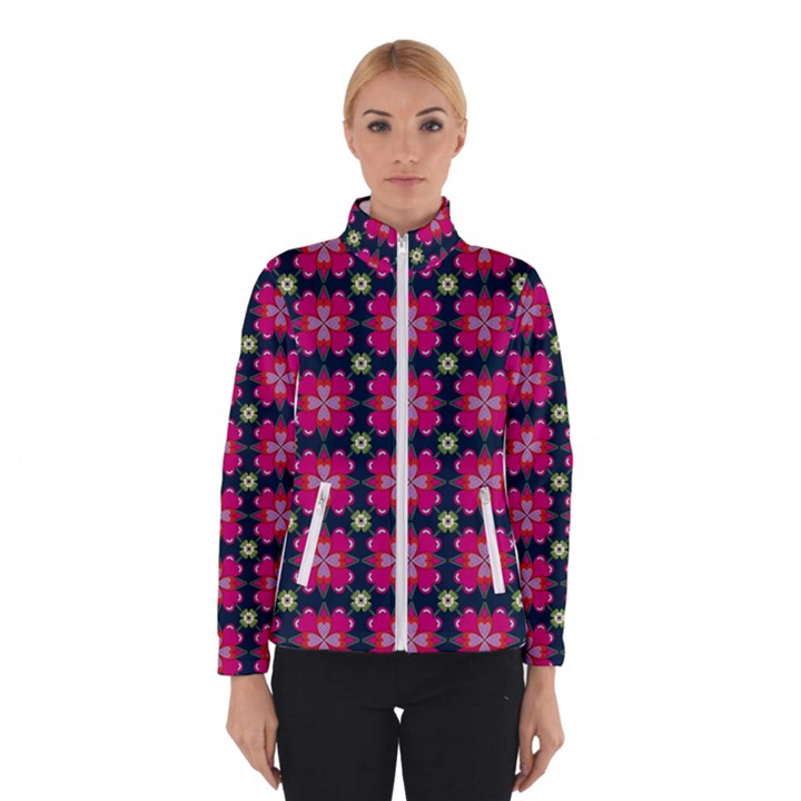 Pattern Of Hearts Winter Jacket