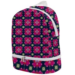 Pattern Of Hearts Zip Bottom Backpack by SychEva