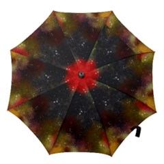 Abstract Paint Drops Hook Handle Umbrellas (medium) by goljakoff