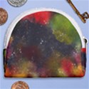 Abstract paint drops Horseshoe Style Canvas Pouch View2