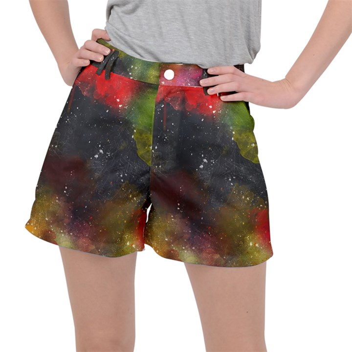 Abstract paint drops Ripstop Shorts