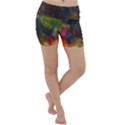 Abstract paint drops Lightweight Velour Yoga Shorts View1