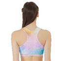 Rainbow paint Sports Bra with Border View2