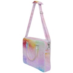 Rainbow paint Cross Body Office Bag