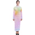 Rainbow paint Turtleneck Maxi Dress View1