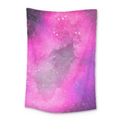 Purple Space Paint Small Tapestry by goljakoff