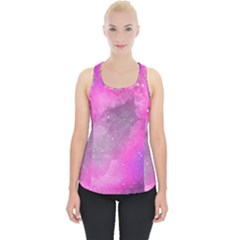 Purple Space Paint Piece Up Tank Top by goljakoff