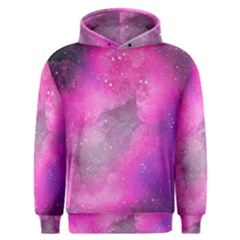 Purple Space Paint Men s Overhead Hoodie by goljakoff