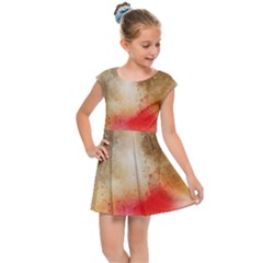 Gold Drops Kids  Cap Sleeve Dress