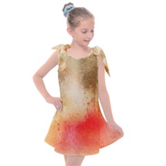 Gold Drops Kids  Tie Up Tunic Dress by goljakoff