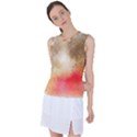 Gold drops Women s Sleeveless Sports Top View1